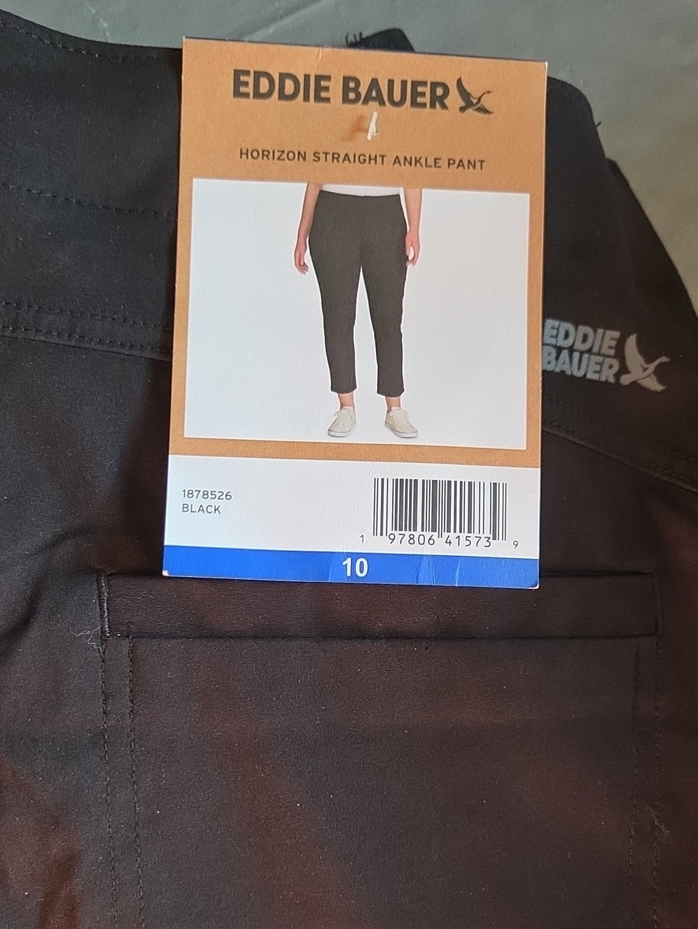Eddie Bauer Horizon Straight Ankle Pants - Black